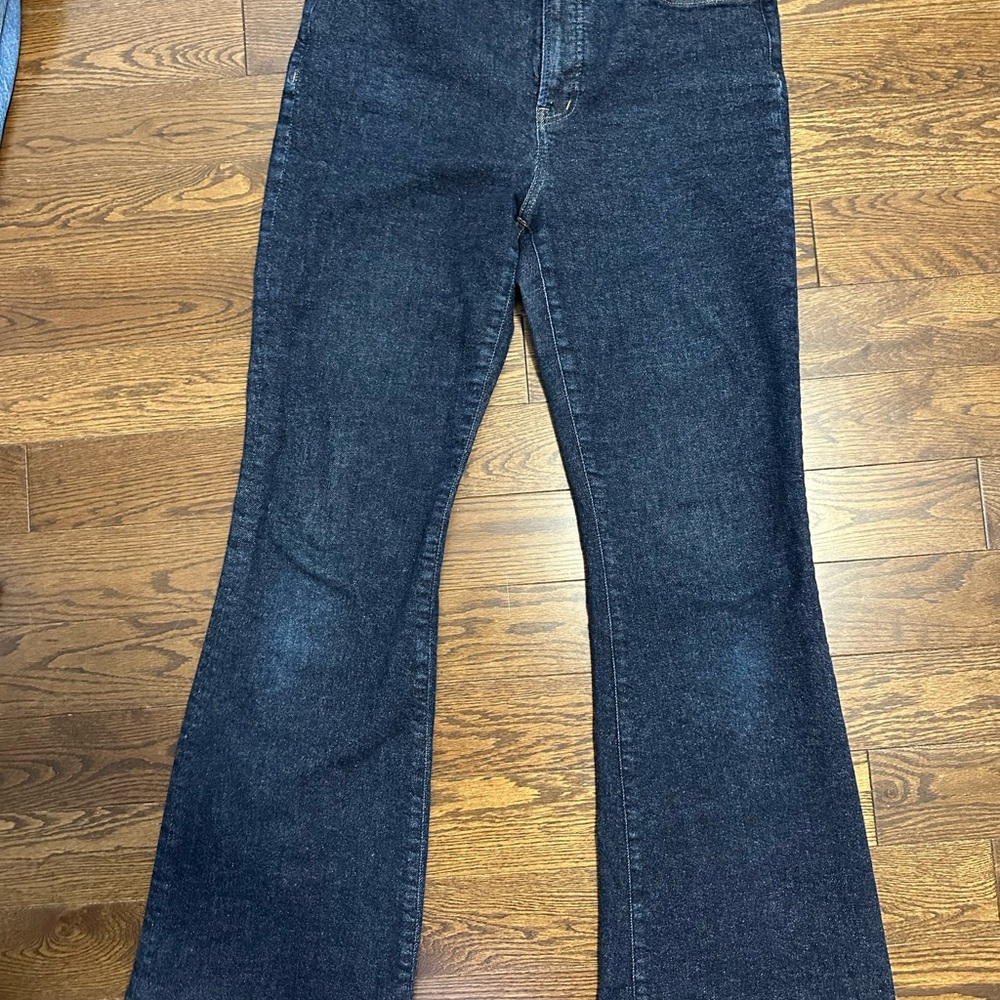 Madewell Dark Blue Flare Jeans